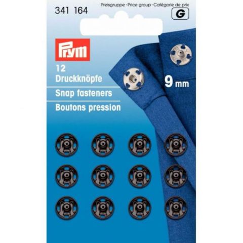 Aannaaidrukknopen 9mm - Prym