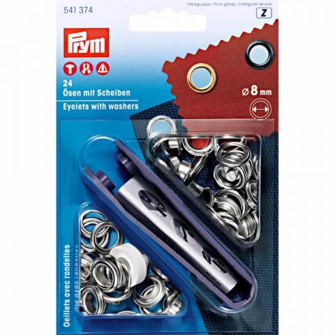 Ringen En Schijven 8mm Zilver - Prym