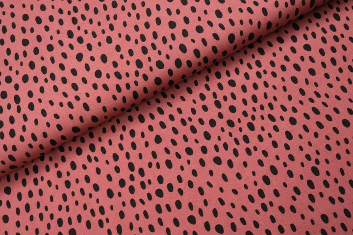 Spots Viscose Oudroze