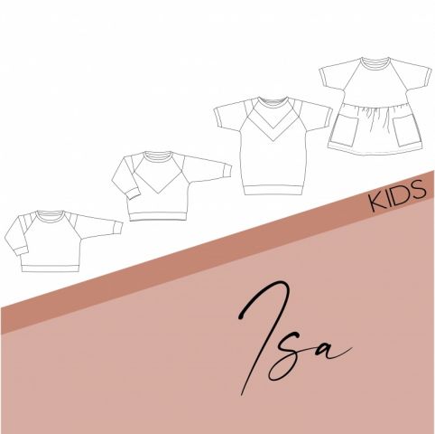 Patroon Isa Sweater En Jurk Kids - Bel'Etoile