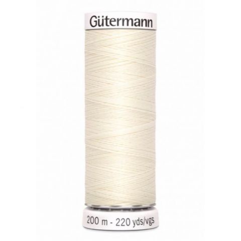 Naaigaren 200m Creme 001 - Gütermann