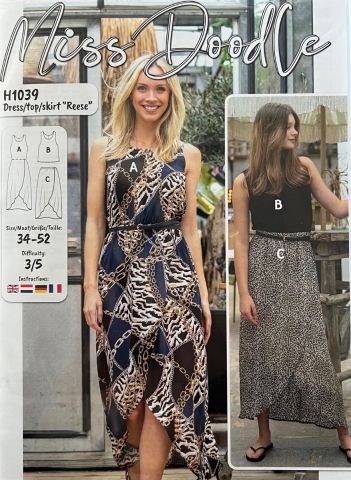 Patroon Reese Jurk / Rok / Top - Miss Doodle