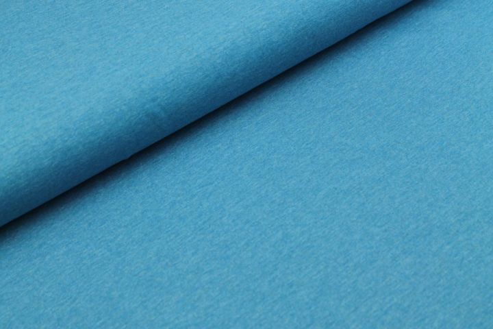 Melange Katoen Tricot Turquoise