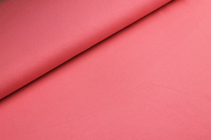 Katoen Tricot Cerise