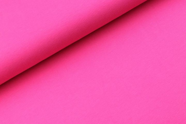 Katoen Tricot Fuchsia