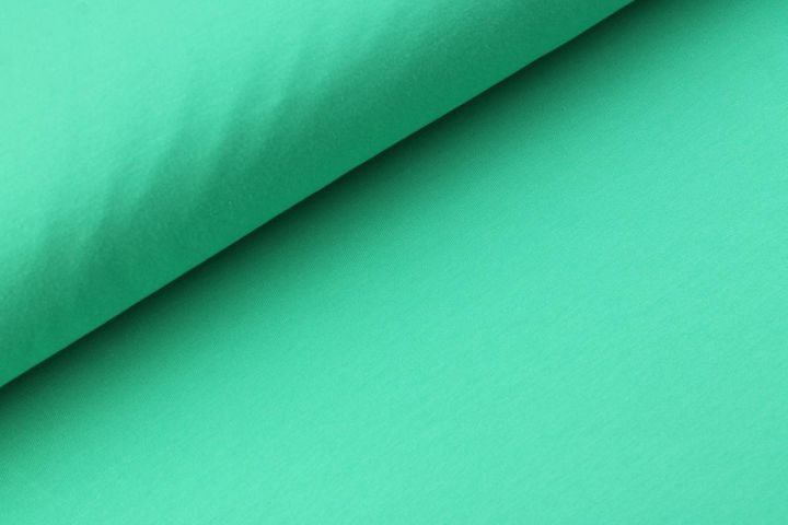 Katoen Tricot Zeegroen