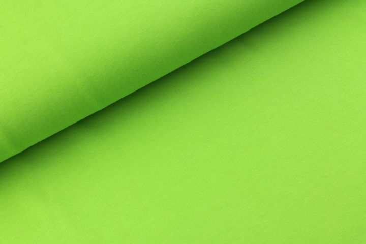 Katoen Tricot Felgroen