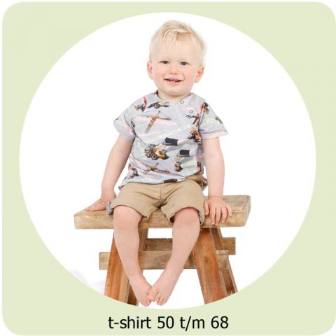 Patroon T-shirt 50/68- Annie do it yourself