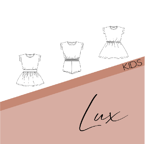 Patroon Lux jurk/jumpsuit meisjes - Bel'etoile