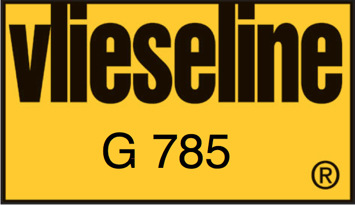 Rekbare vlieseline G 785 - zwart