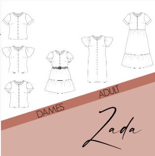 Patroon Zada Jurk Dames - Bel'Etoile