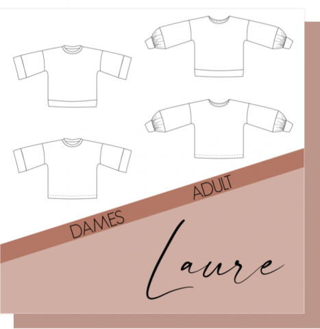 Patroon Laure Top Sweater Dames En Kids - Bel'etoile