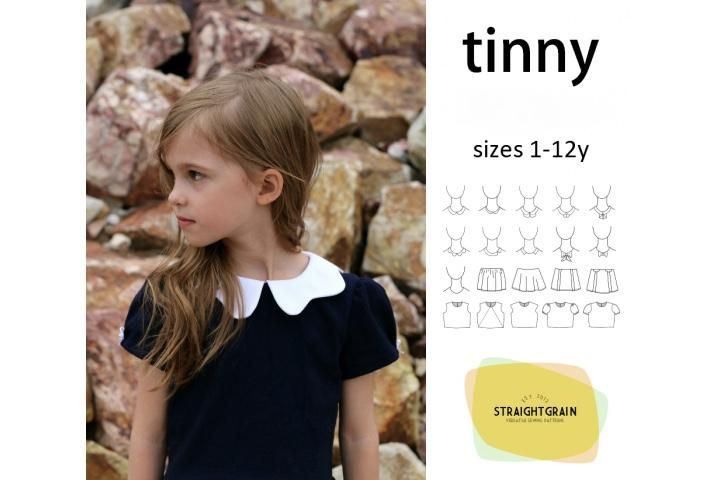 Patroon Tinny Jurk- Straightgrain