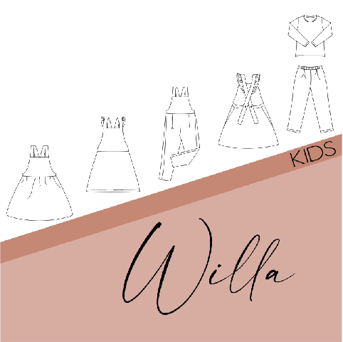 Patroon Willa Jurk en Jumpsuit Kids - Bel'etoile