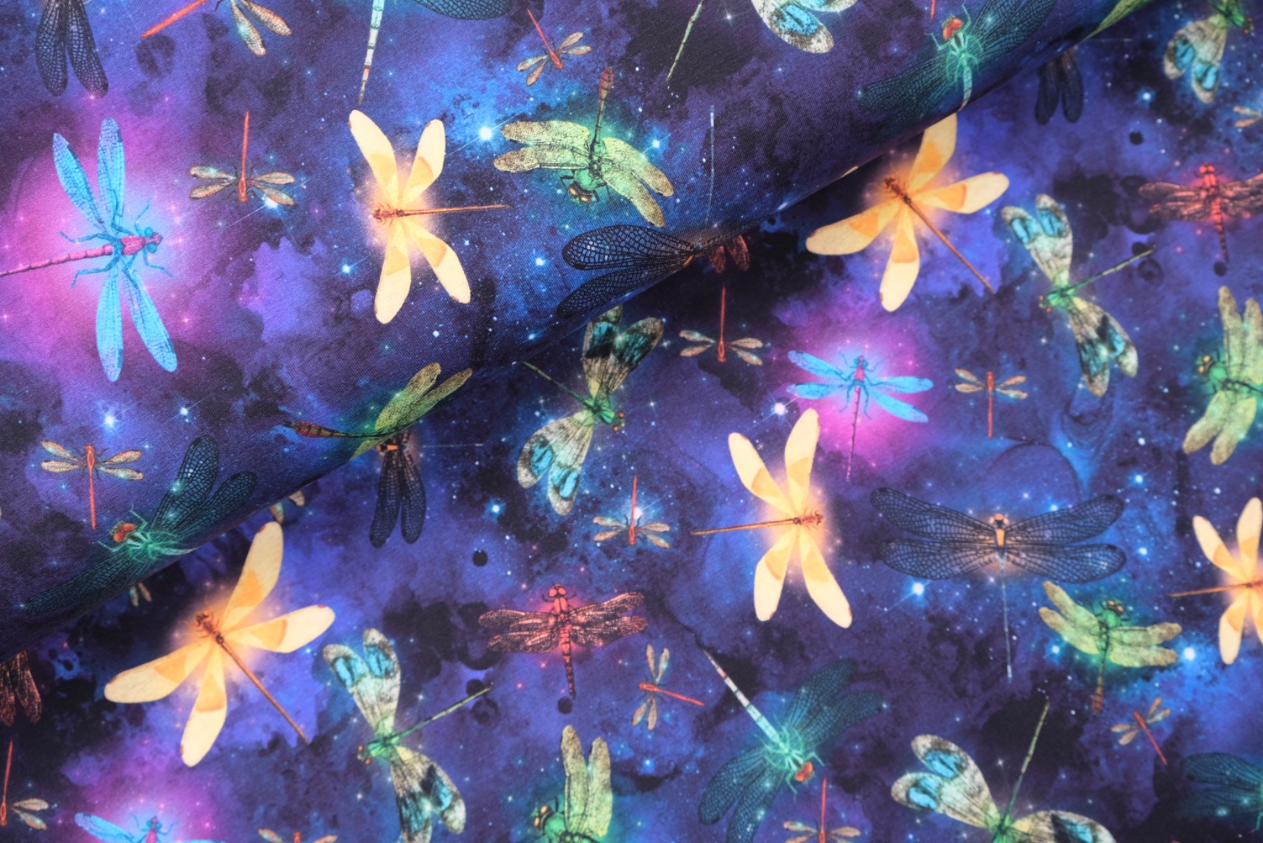 Digital Meddi Tricot Paars - Megan Blue Fabrics 